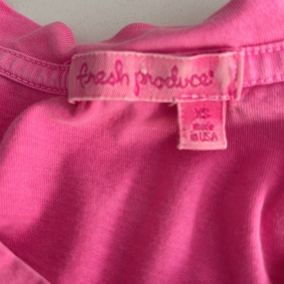 Fresh Produce neon pink t-shirt women size XS - Picture 2 of 8